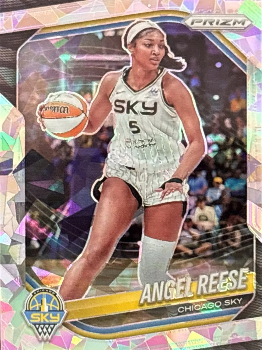 Panini Prizm Angel Reese Chicago Sky Holographic Prizm